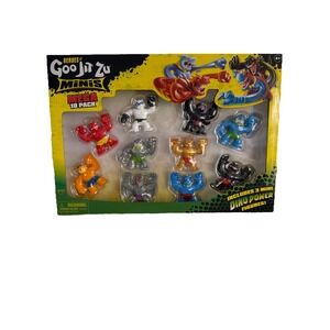 Heroes of Goo Jit Zu Minis Mega 10 Pack Stretchy Squishy 2.5" Figures Ages 4+